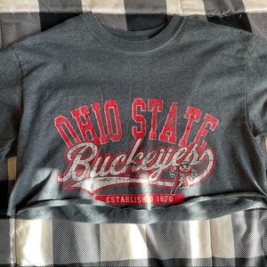 ohio state crop top